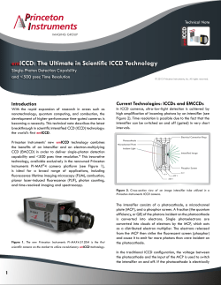 emICCD: The Ultimate in Scientific ICCD