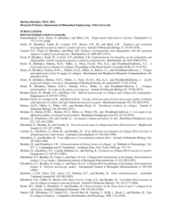 Barbara Brodsky, Ph.D. 2014 Research Professor, Department of