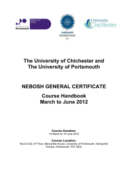 National General Certificate in Occupational Safety and Health