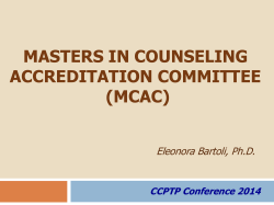 MCAC Accreditation