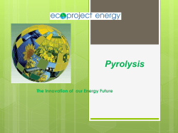 (SCADA) Generic Flowchart of a Pyrolysis Plant RDF Energy