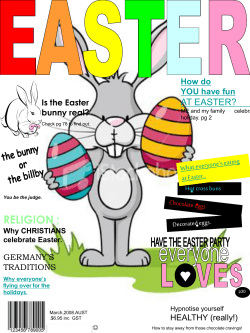 Easter project geelong student