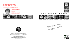 life needs - United Way KFLA