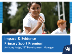 Youth Sport Trust membership - Shropshire Learning Gateway
