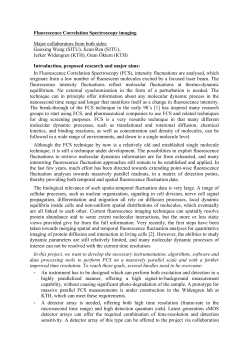 Fluorescence Correlation Spectroscopy Imaging