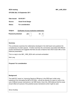 SE24 meeting OFCOM, Biel, 5-6 September 2011 M61_ xx 18