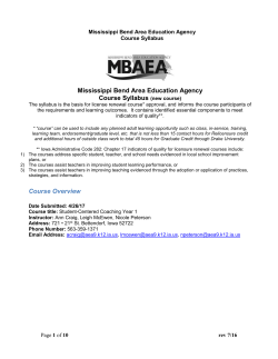 Student-Centered Coaching Year 1