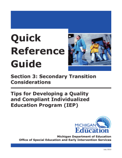 Quick Reference Guide