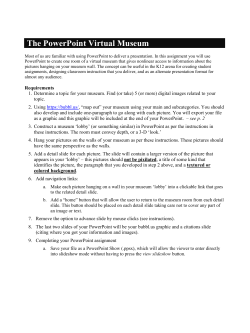 PowerPoint Instructions