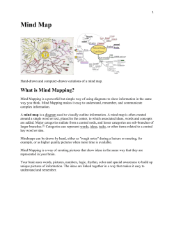 Mind map guidelines