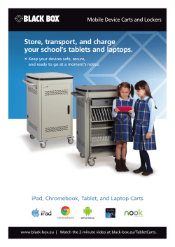 Store, transport, and charge your school`s tablets and laptops.
