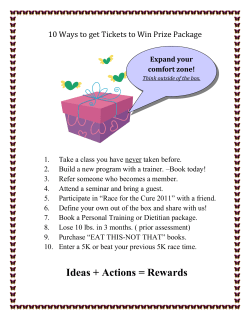 10 Ways to get Tickets to Win Prize Package