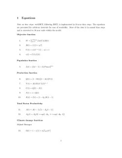 1 Equations