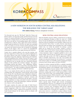 A NEW HORIZON IN SOUTH KOREA