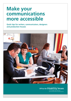 Make your communications more accessible