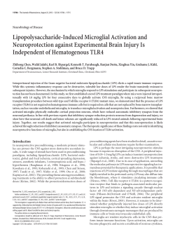 Lipopolysaccharide-Induced Microglial Activation and