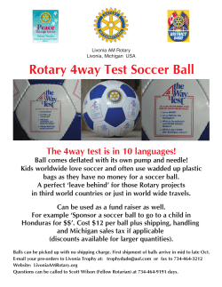 Rotary 4way Test Soccer Ball