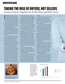 taking the role of buyers, not sellers