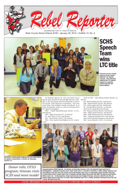 SCHS Speech Team wins LTC title