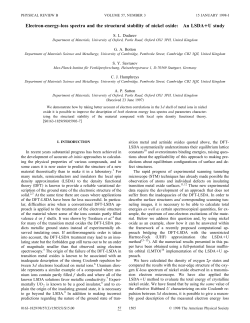 Electron-energy-loss spectra and the structural stability of nickel oxide