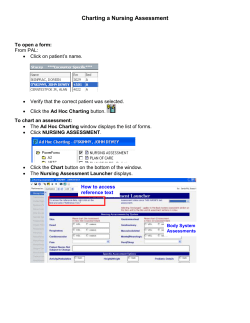 Charting a Nursing Assessment
