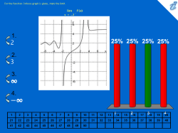 For the function f whose graph is given, state the limit. {image} {applet}