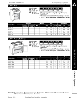 base cabinets - The Cabinet Authority