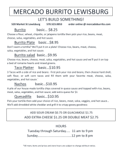 MERCADO BURRITO LEWISBURG