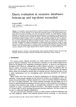 Query evaluation in recursive databases: bottom