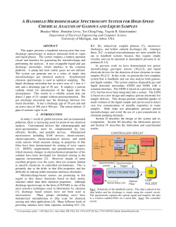 a handheld microdischarge spectroscopy system for high