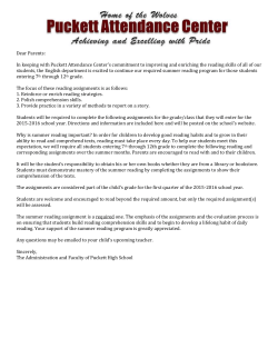 and Alternate Assignment for 10th