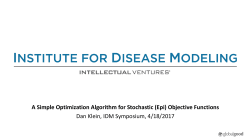 Klein A Simple Optimization Algorithm