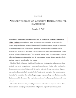 neuropsychology of conflict