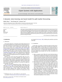A dynamic meta-learning rate-based model for gold market forecasting