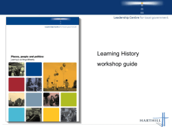 the Learning History Workshop