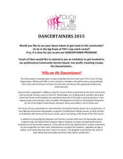 Attention All Touch of Class Students enrolled in Level 3 classes or
