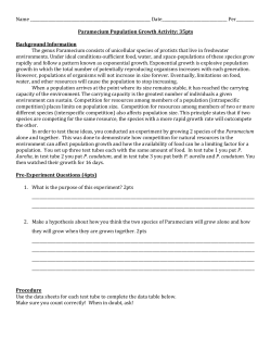 Virtual Lab: Population Biology