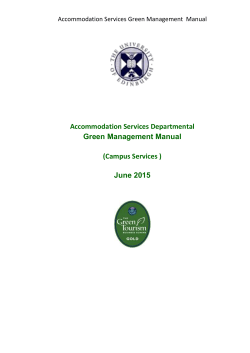 Green Manual appendices 2015 - The University of Edinburgh