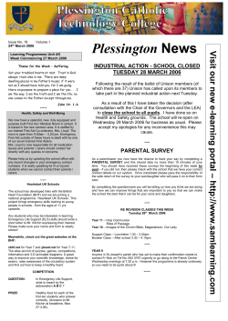 Issue 19 - St John Plessington Catholic College