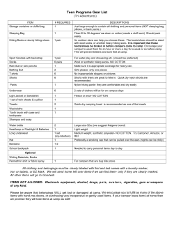 School backpack - Talisman Camps