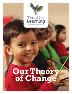 Our Theory of Change