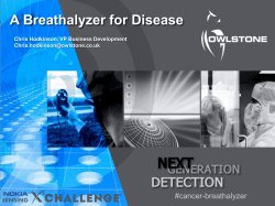 A Breathalyzer for Disease