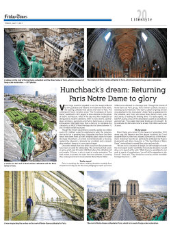 Hunchback`s dream: Returning Paris Notre Dame to
