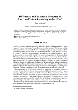 Diffractive and Exclusive Processes in Electron