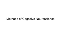Methods of Cognitive Neuroscience