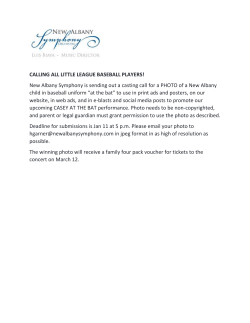 CALLING ALL LITTLE LEAGUE BASEBALL PLAYERS! New Albany