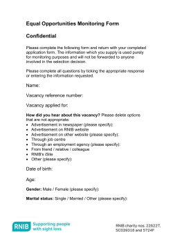 Equal Opportunities Monitoring Form 2017Word, 199 KB