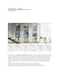 Downlights with symmetrical or asymmetrical light distribution 790