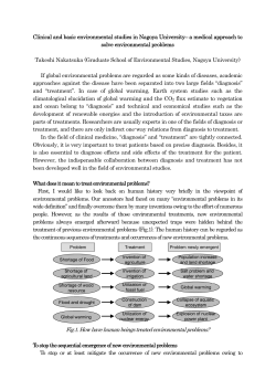 Fig.1. How have human beings treated environmental problems?