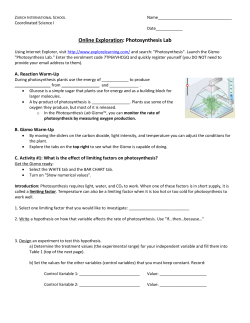 Student Exploration Sheet: Growing Plants - ZIS Moodle
